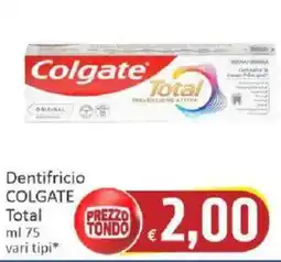 Paghi Poco Dentifricio Colgate Total offerta