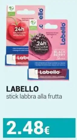 Tigotà Labello stick labbra alla frutta offerta