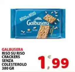 Premium Supermercati Galbusera Riso su Riso Crackers Senza Colesterolo offerta