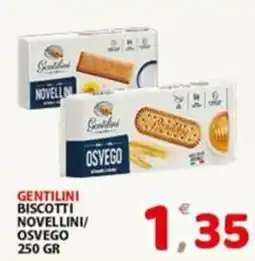 Premium Supermercati Gentilini biscotti novellini/osvego offerta
