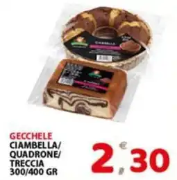 Premium Supermercati Gecchele ciambella/quadroncino/treccia offerta