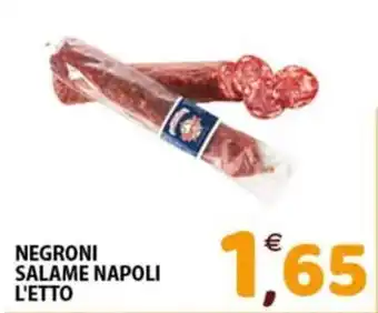 Negroni salame napoli l'etto