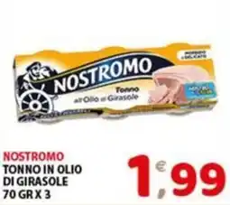 Mio Market Nostromo tonno in olio di girasole offerta