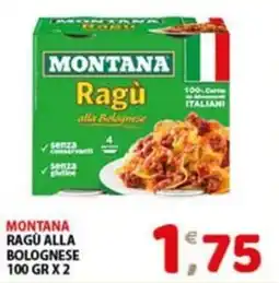 Mio Market Montana Ragù alla Bolognese offerta