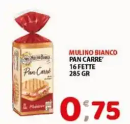 Mio Market Mulino Bianco Pan Carre' offerta