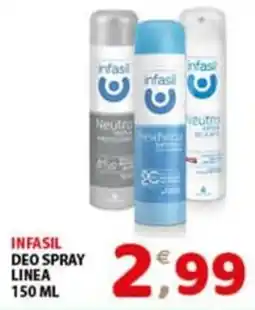 Mio Market Infasil deo spray linea offerta