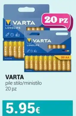 Tigotà Varta pile stilo/ministilo offerta