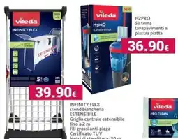 Tigotà Vileda Infinity Flex stendibiancheria estensibile offerta