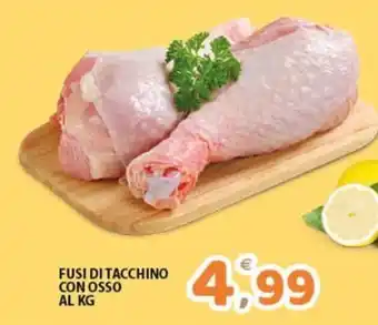 Fusi di tacchino con osso