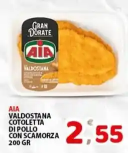 Premium Supermercati AIA Valdostana Cotoletta di pollo con scamorza offerta