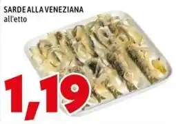 MEGA Sarde alla veneziana offerta