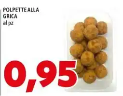 MEGA Polpette alla gricia offerta