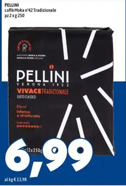 MEGA Pellini caffè Moka n°42 Tradizionale offerta