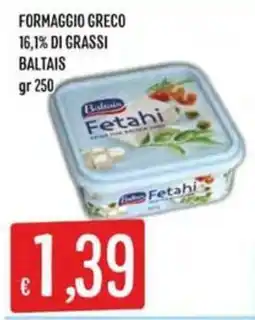 IperSisa Formaggio greco Baltais Fetahi offerta