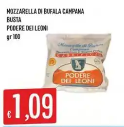 IperSisa Mozzarella di bufala campana podere dei leoni offerta