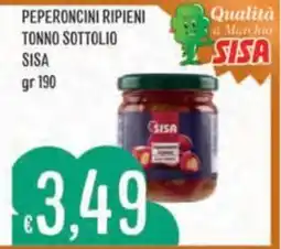 IperSisa Peperoncini ripieni tonno sottolio SISA offerta