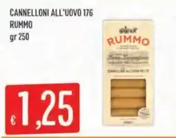 IperSisa Cannelloni all'uovo 176 Rummo offerta