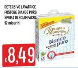 IperSisa Spuma di sciampagna lavatrice bianco puro offerta
