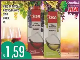 Sisa Vino da tavola SISA offerta