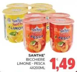 Eté Sant'Anna Santhe' bicchiere offerta