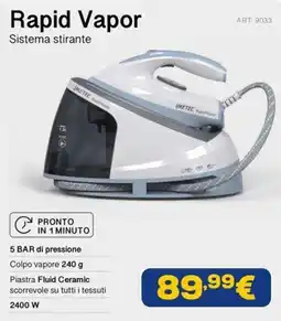Euronics Rapid Vapor Sistema stirante IMETEC offerta