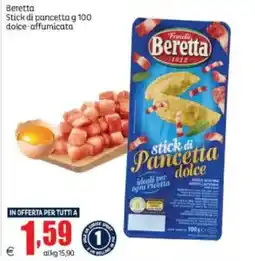 Elite Stick di pancetta dolce-affumicata Beretta offerta