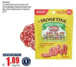 Elite Le Monetine sette nani Beretta offerta