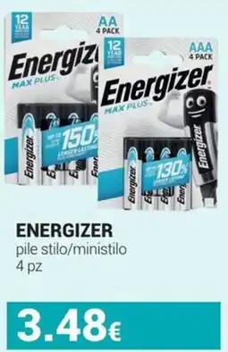 Tigotà Energizer pile stilo/ministilo offerta