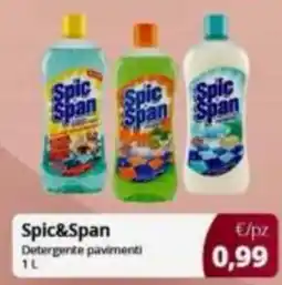 Prodet Spic&Span Detergente pavimenti offerta