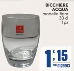 Gruppo di Palo Bicchiere acqua modello fiore offerta