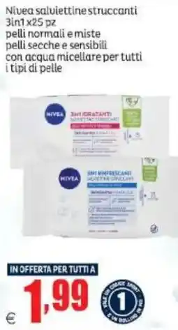 Elite Nivea salviettine struccanti 3in1 offerta