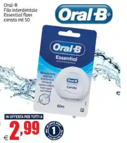 Elite Oral-B Filo interdentale Essential floss cerato offerta