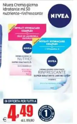 Elite Nivea crema giorno idratante offerta