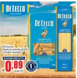 Elite De Cecco Pasta di semola offerta