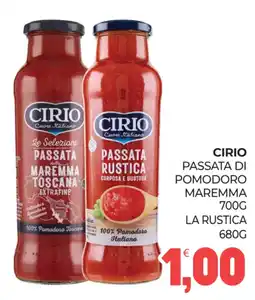 Eté Cirio passata di pomodoro maremma offerta