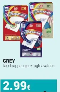 Tigotà Grey l'acchiappacolore fogli lavatrice offerta