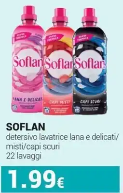 Tigotà Soflan detergente lavatrice lana e delicati/misti/capi scuri offerta