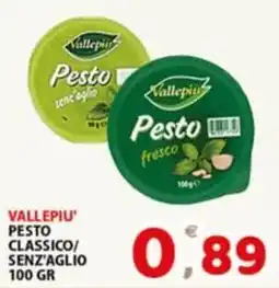 Premium Supermercati Vallepiu' Pesto Classico offerta