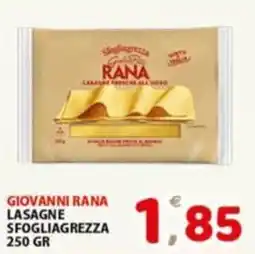 Premium Supermercati Giovanni Rana lasagne sfogliagrezza offerta