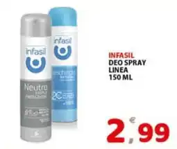 Premium Supermercati Infasil deo spray linea offerta