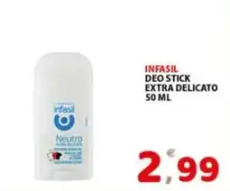 Premium Supermercati Infasil deo stick extra delicato offerta