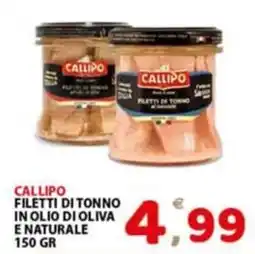 Premium Supermercati Callipo filetti di tonno offerta