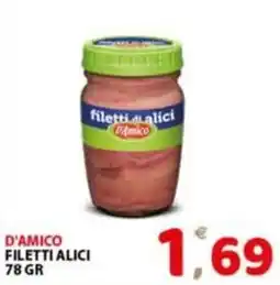 Premium Supermercati Filetti alici D'Amico offerta