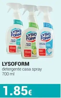 Tigotà Lysoform detergente casa spray offerta
