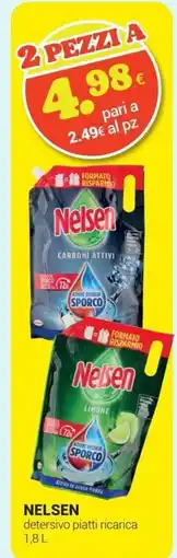 Tigotà Nelsen detersivo piatti ricarica offerta
