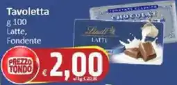 Paghi Poco Tavoletta Lindt Latte offerta