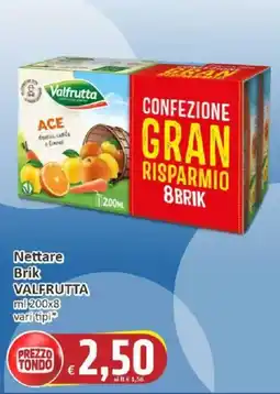 Paghi Poco Nettare Brik Valfrutta offerta