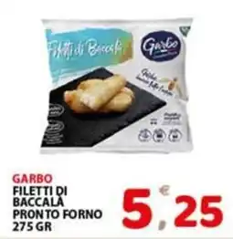 Premium Supermercati Garbo filetti di baccala pronto forno offerta