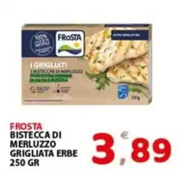 Premium Supermercati Frosta bistecca di merluzzo grigliata erbe offerta