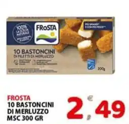 Premium Supermercati Frosta 10 bastoncini di merluzzo offerta
